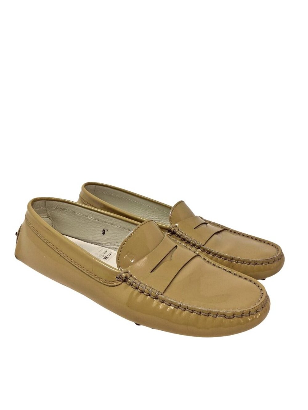 Tod's Patent Leather Driving Loafers Size 9
